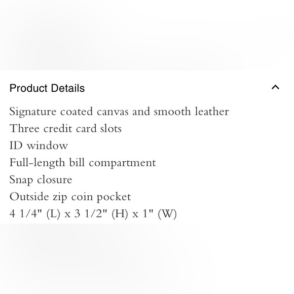 COACH Tartar Plaid Print Snap Wallet - Picture 16 of 16